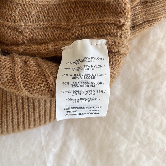 JCrew Wool Cable Knit Sweater - Picture 2 of 2